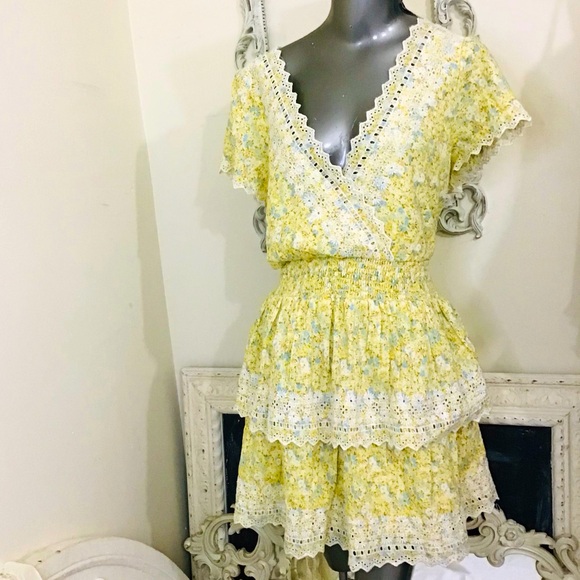 American Eagle Floral Ruffle Mini Dress - Picture 1 of 10
